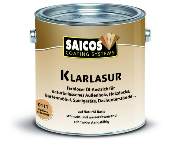 Saicos Klarlasur - Biozidfrei & farblos